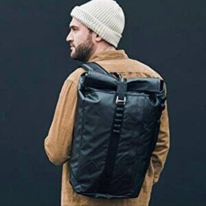 Nitro Scrambler Roll Top 28L+L Convertible Backpack Tough Black